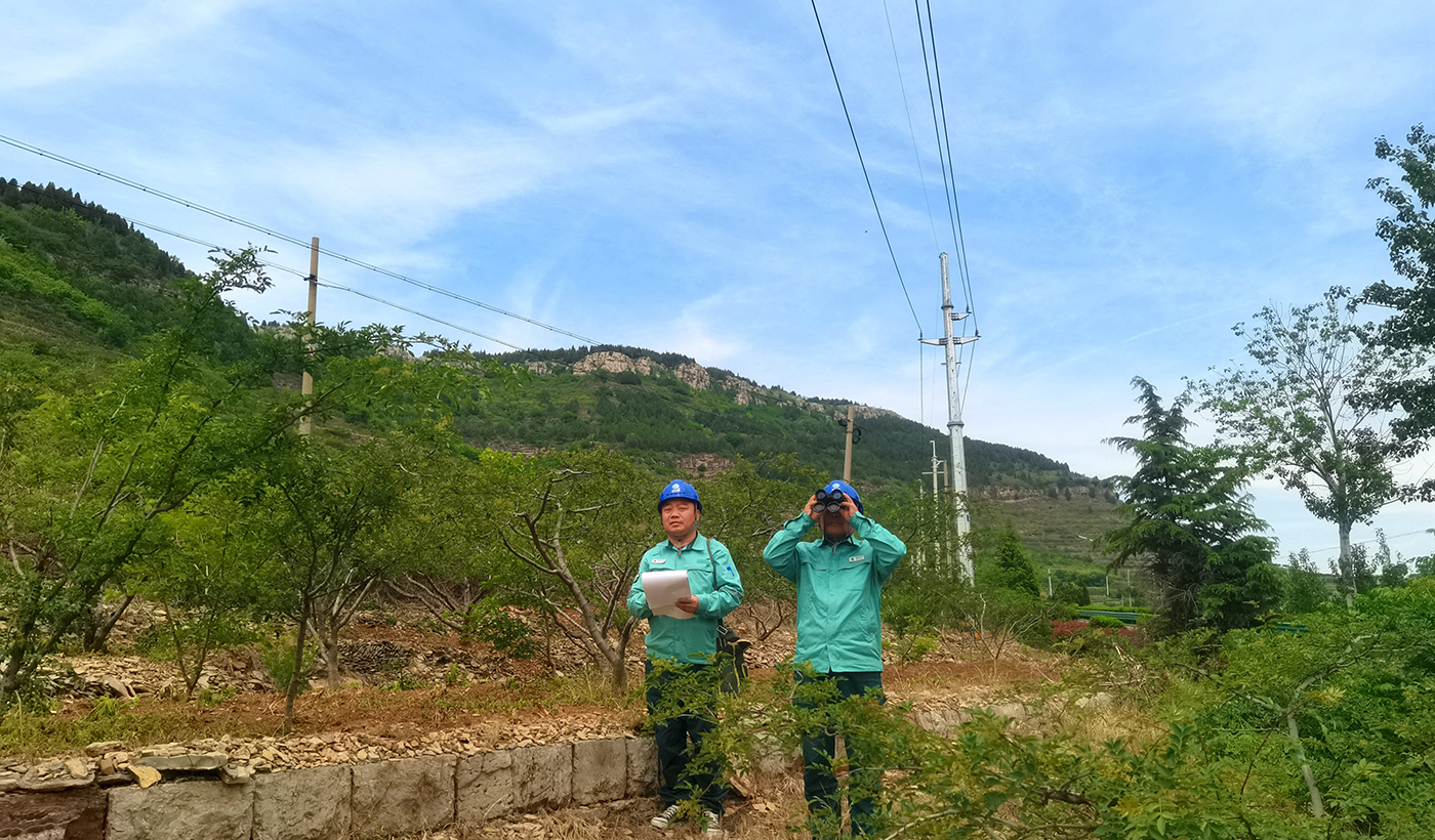 农村电气化信息网讯：（通讯员 于绍迎）4月29日，枣庄供电公司山亭供电中心工作人员在对跨越乡镇的10千伏联网供电线路进行节前巡视，及时发现并消除安全隐患，保障农村电网稳运稳供，满足节日期间农村旅游景点用电需求。