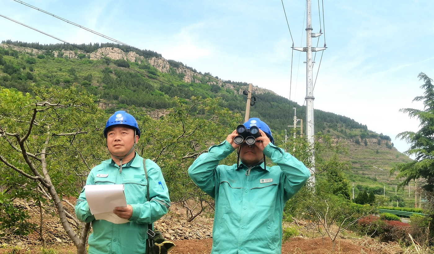 农村电气化信息网讯：（通讯员 于绍迎）4月29日，枣庄供电公司山亭供电中心工作人员在对跨越乡镇的10千伏联网供电线路进行节前巡视，及时发现并消除安全隐患，保障农村电网稳运稳供，满足节日期间农村旅游景点用电需求。